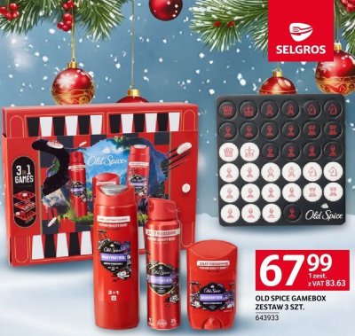 Old Spice Gamebox zestaw 3 szt. promocja w Selgros