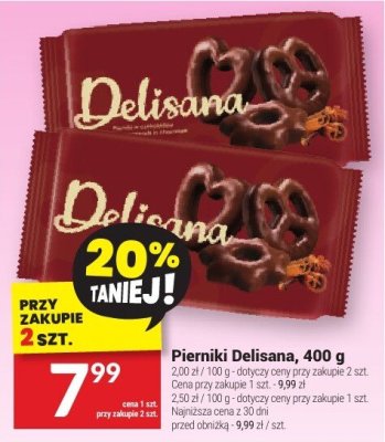 Pierniki Delisana, 400 g promocja w Twój Market