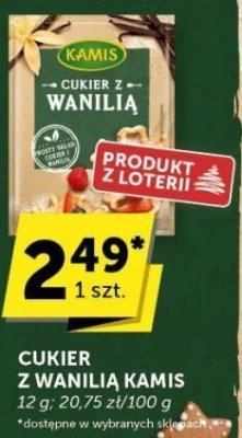 Cukier z wanilią Kamis promocja w Euro Sklep