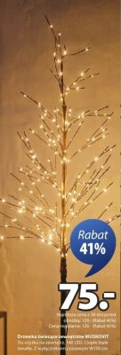 Drzewko świecące zewnętrzne MUSKOVIT promocja w Jysk