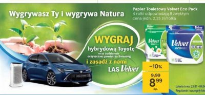 Papier toaletowy niebieski Velvet promocja