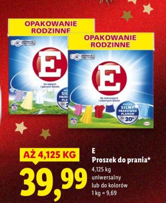 Proszek do prania E aromatherapy promocja w Lidl