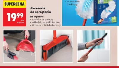 Akcesoria do sprzątania Vileda - szufelka ze zmiotką promocja w Biedronka