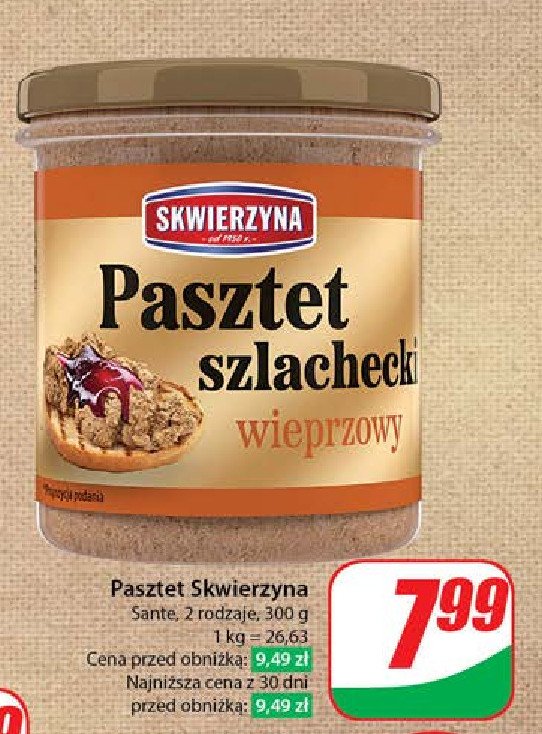 Pasztet szlachecki wieprzowy Skwierzyna promocja