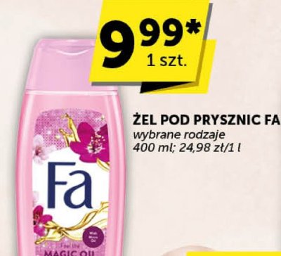 Żel pod prysznic Fa Magic Oil wybrane rodzaje promocja w Groszek