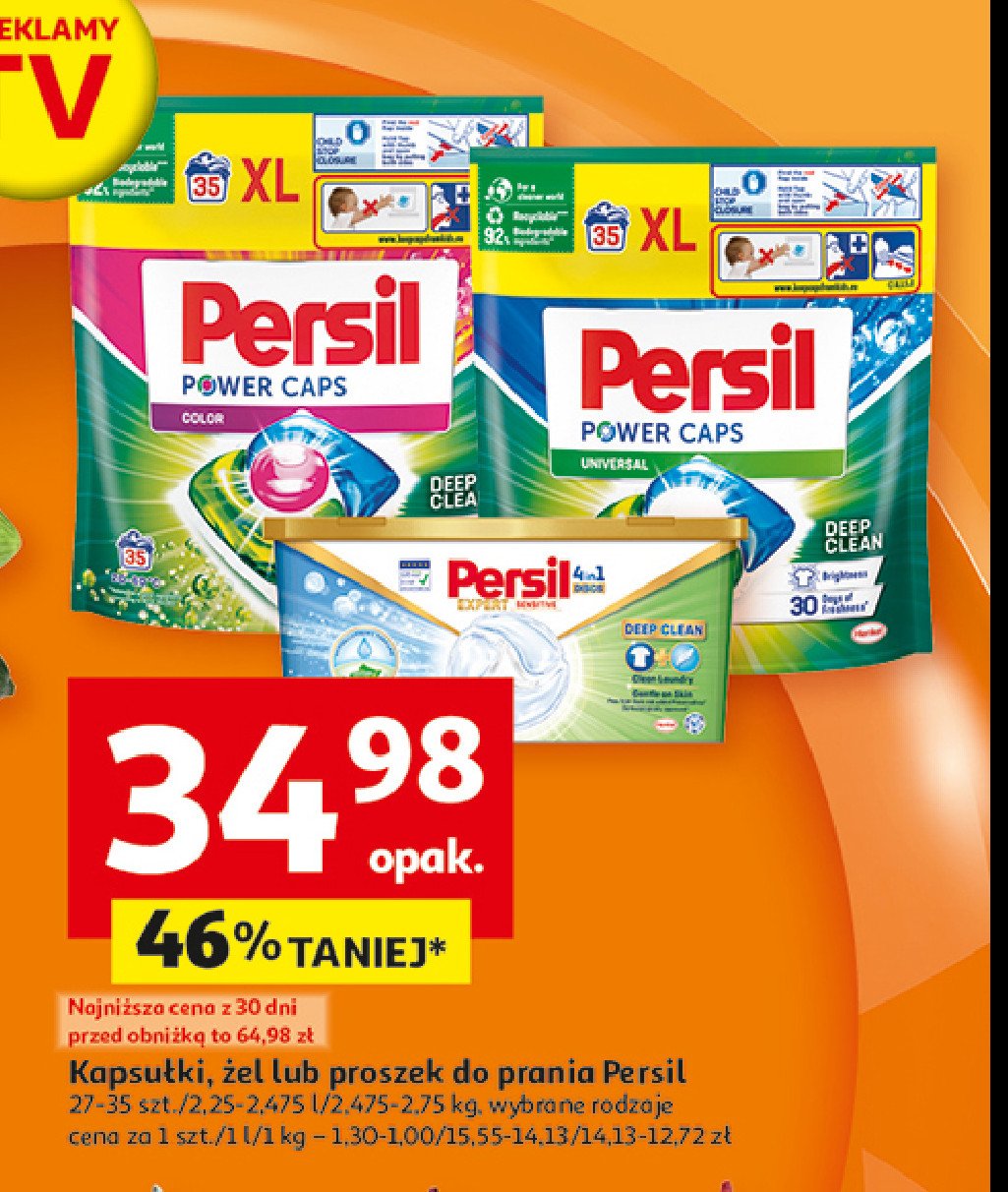 Kapsułki do prania duo-caps sensitive Persil expert promocja