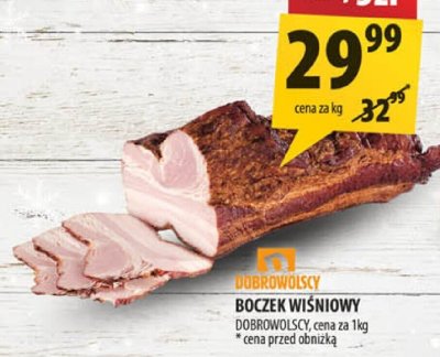 Boczek wiśniowy Dobrowolscy promocja w Arhelan