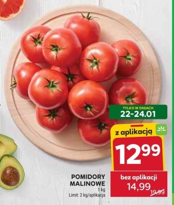Pomidory malinowe promocja w Stokrotka