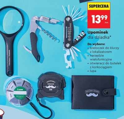 Upominek dla dziadka: breloczek do kluczy z lokalizatorem promocja w Biedronka