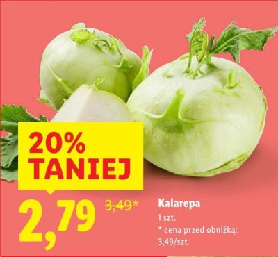 Kalarepa Lidl promocja w Lidl