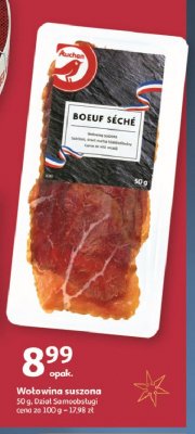 Wołowina suszona Auchan promocja