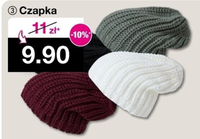 Czapka damska promocja w Woolworth