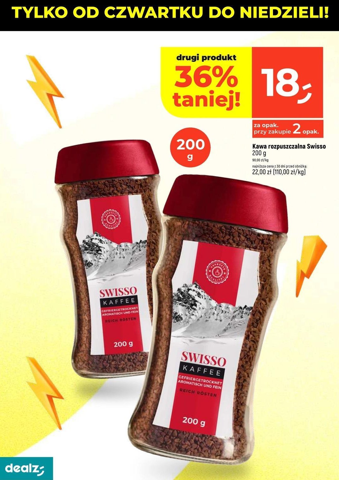 Kawa SWISSO KAFFEE promocja