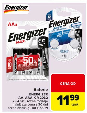 Bateria cr 2032 Energizer ultimate lithium promocja