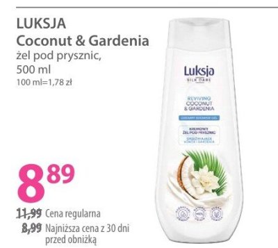 Żel pod prysznic Coconut & Gardenia promocja w Hebe