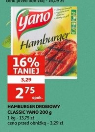 Hamburger classic Yano promocja
