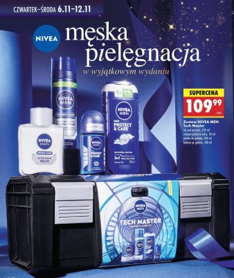 Zestaw NIVEA MEN Tech Master promocja w Biedronka