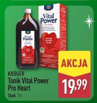 Tonik KRÜGER Vital Power Pro Heart promocja w Aldi