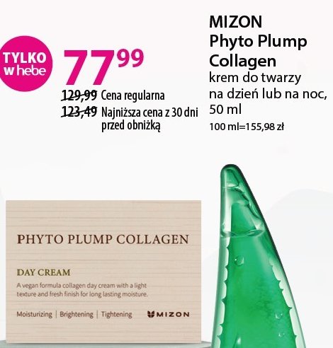 Krem do twarzy Mizon collagen promocja