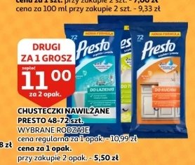 Ściereczki do czyszczenia toalet Presto clean Presto harper hygienics promocja