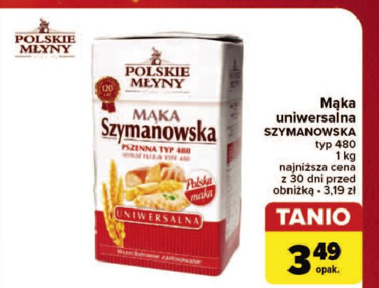 Mąka szymanowska uniwersalna Polskie młyny promocja