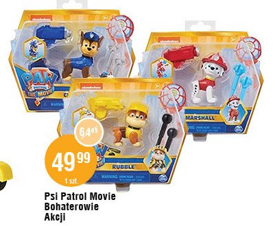 Figurka akcji rubble z odznak膮 Paw patrol promocja