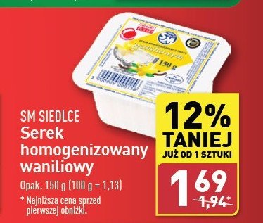 Serek wanilia Osm siedlce promocja