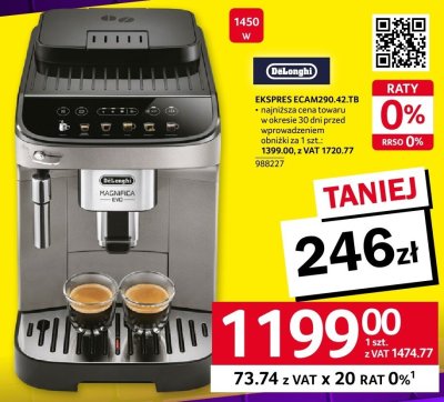 Ekspres DELONGHI ECAM290.42.TB promocja w Selgros