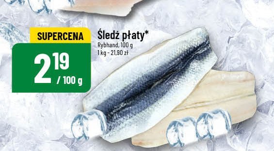 Śledź płat wędzony na zimno Rybhand promocja w POLOmarket