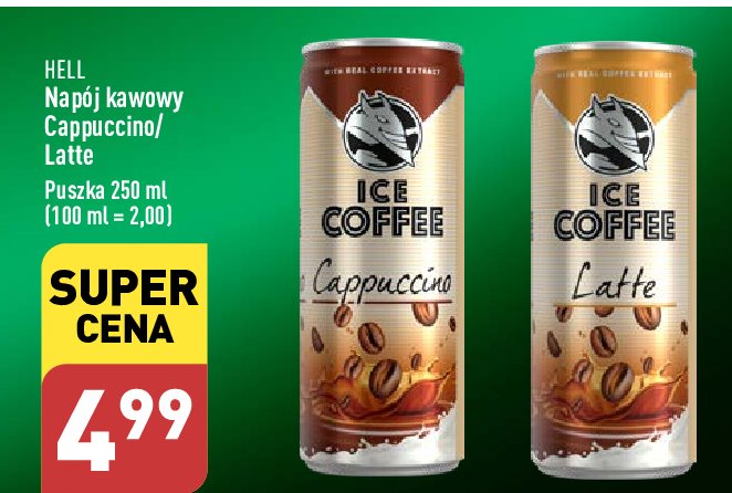Kawa cappuccino Hell energy coffee promocja