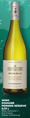 Wino Domaine Peiriere Reserve Chardonnay promocja w Duży Ben