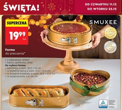 Forma do pieczenia keksówka 30,5x12 cm promocja w Biedronka