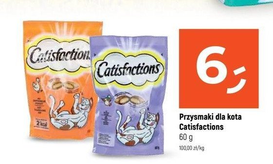 Przysmaki dla kota z kurczakiem Catisfactions promocja