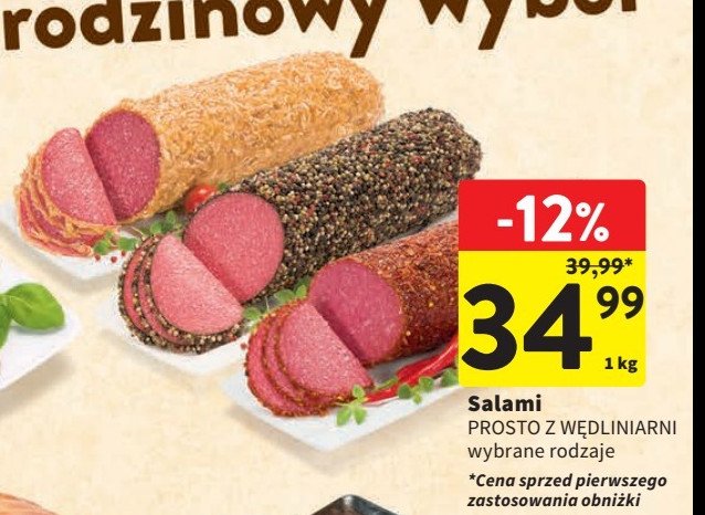 Salami z kolorowym pieprzem Intermarche prosto z w臋dliniarni promocja
