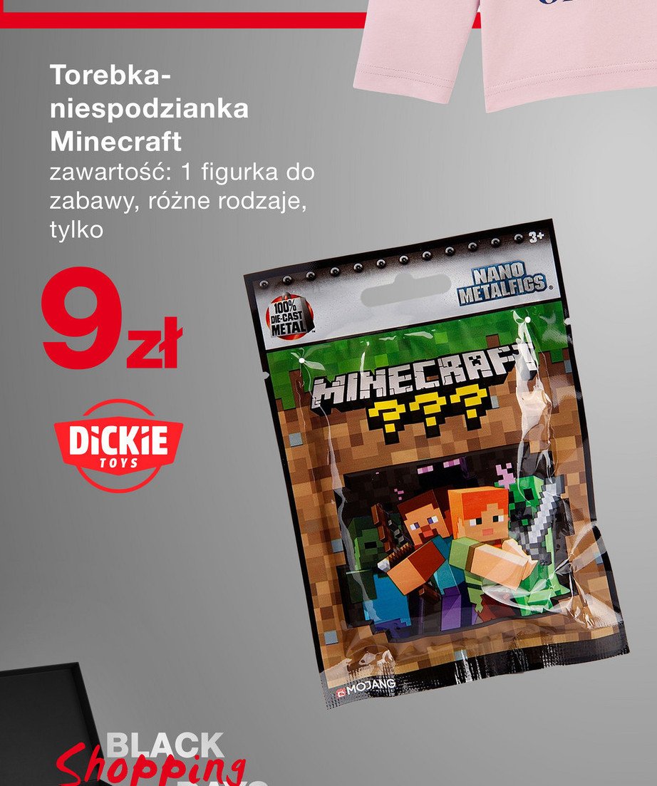 Torebka niespodzianka minecraft Dickie toys promocja