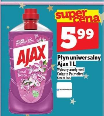 Płyn uniwersalny Ajax 1 L promocja w TOPAZ