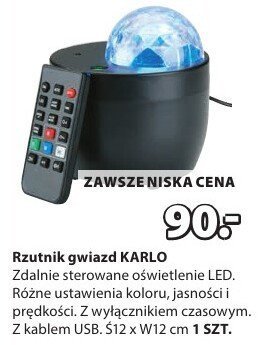 Rzutnik gwiazd KARLO promocja w Jysk