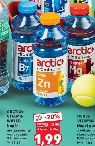Woda grejpfrut + magnez Arctic plus promocja