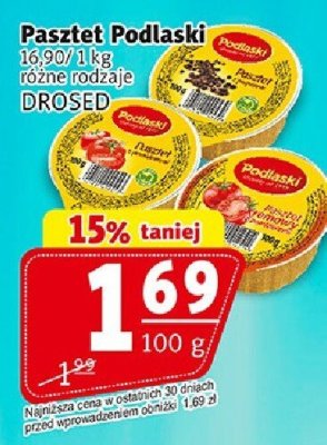 Pasztet Podlaski Drosed promocja w Prim Market
