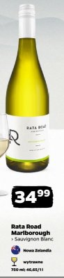 Wino Rata Road Marlborough Sauvignon Blanc promocja w Netto