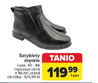 Sztyblety męskie 40-46 promocja