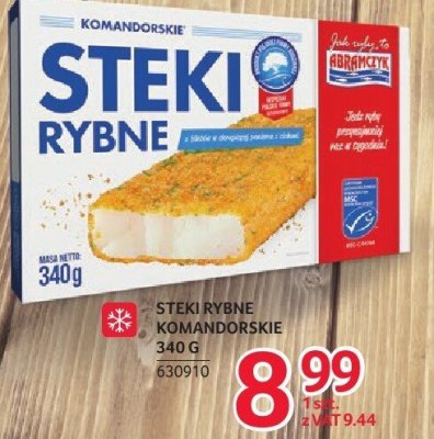 Steki rybne komandorskie promocja w Selgros