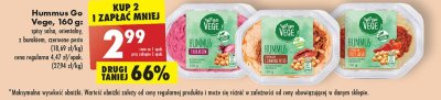 Hummus z toppingiem czerwone pesto Govege promocja