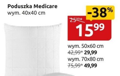 Poduszka Medicare wym. 70x80 cm promocja w Black Red White