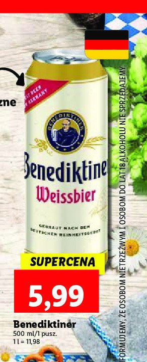 Piwo Benediktine weissbier promocja