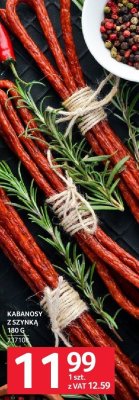 Kabanosy z szynką Krakus 180 g promocja w Selgros