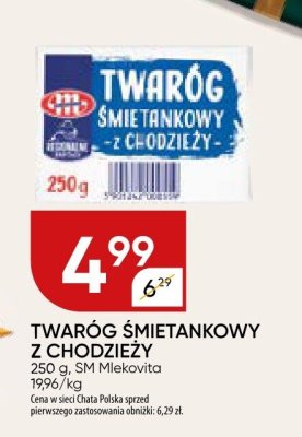 Twaróg śmietankowy z chodzieży SM Mlekovita promocja w Chata Polska
