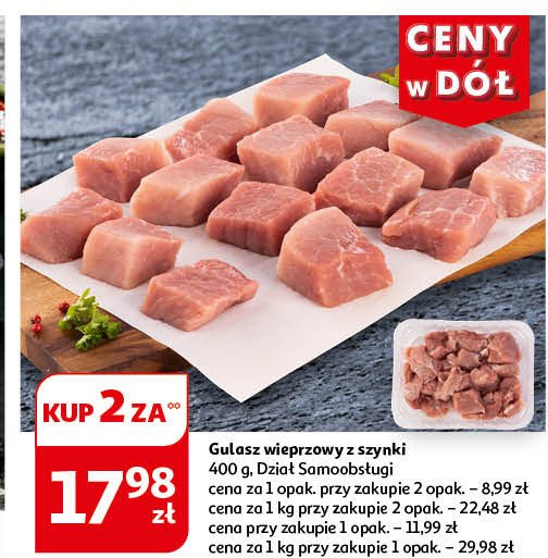 Gulasz wieprzowy z szynki promocja