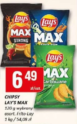 Chipsy LAY'S MAX promocja w Chorten