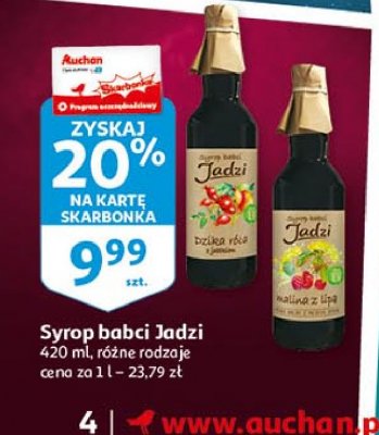 Syrop malina-lipa Syrop babci jadzi promocja